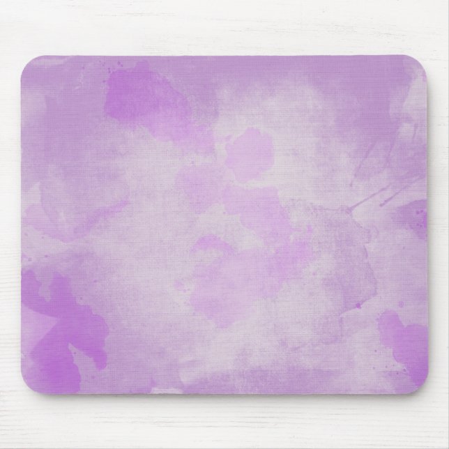 Watercolor Purple Mouse Mat (Front)
