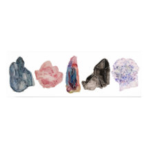 Watercolor Quartz Poster