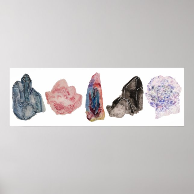 Watercolor Quartz Poster (Front)