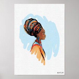 Watercolor Queen Wall Art
