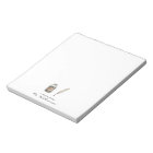 Watercolor Quill & Ink | Monogram Teacher Notepad