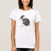 Watercolor Rabbit T-Shir T-Shirt (Front)