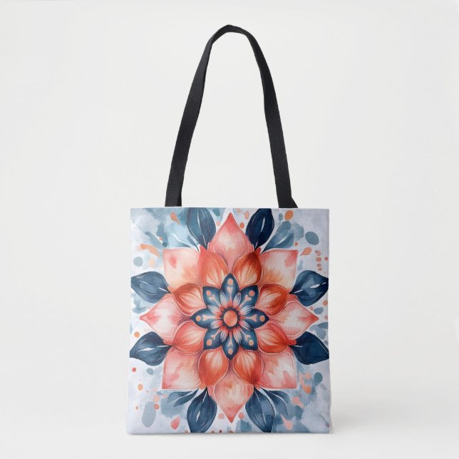 Watercolor Radiance Tote Bag (Front)