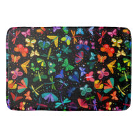 Watercolor Rainbow Butterflies Kids Pattern