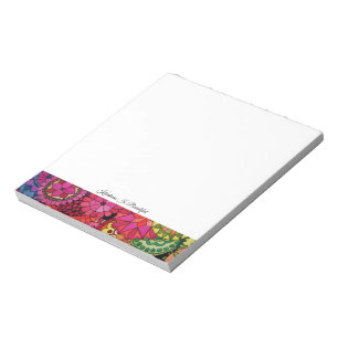 Watercolor Rainbow Colors Mandala Notepad