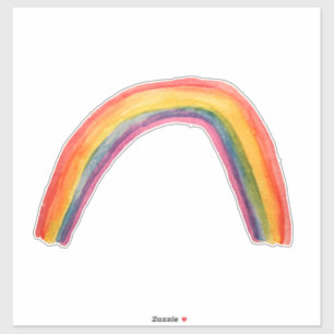 Watercolor Rainbow Fun Colourful Whimsical