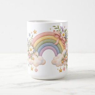 Watercolor Rainbow Gift – Charming Cloud Coffee Mug
