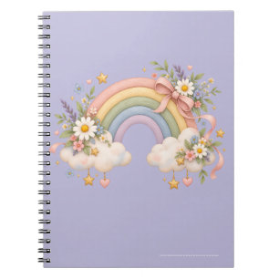 Watercolor Rainbow Gift – Charming Cloud Notebook