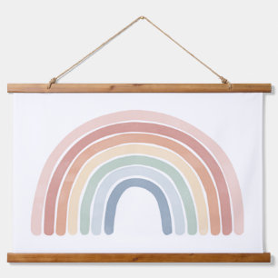 Watercolor Rainbow Nursery Hanging Tapestry