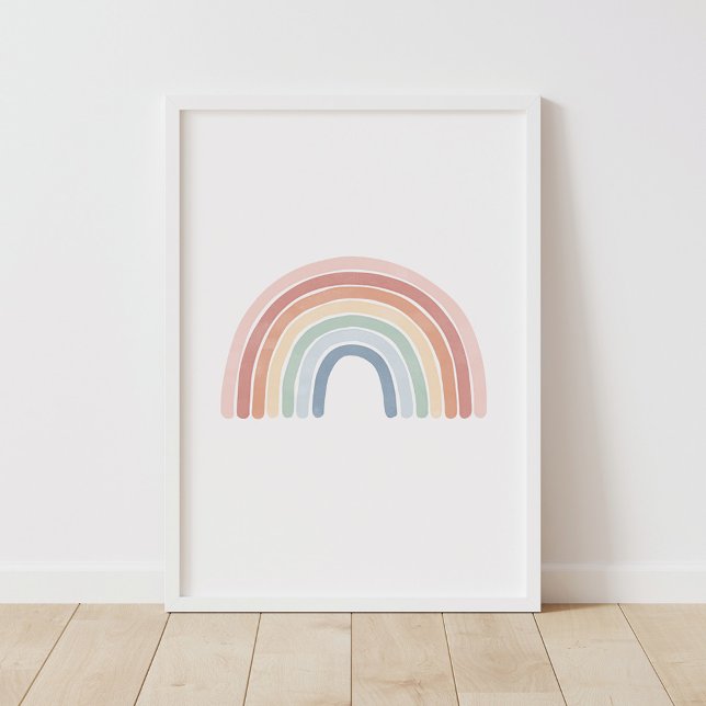 Watercolor Rainbow Nursery Poster (Creator Uploaded)