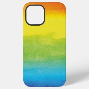 Watercolor Rainbow Pride Bright Vibrant iPhone 12 Pro Max Case