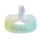 Watercolor Rainbow Ribbon Hair Tie