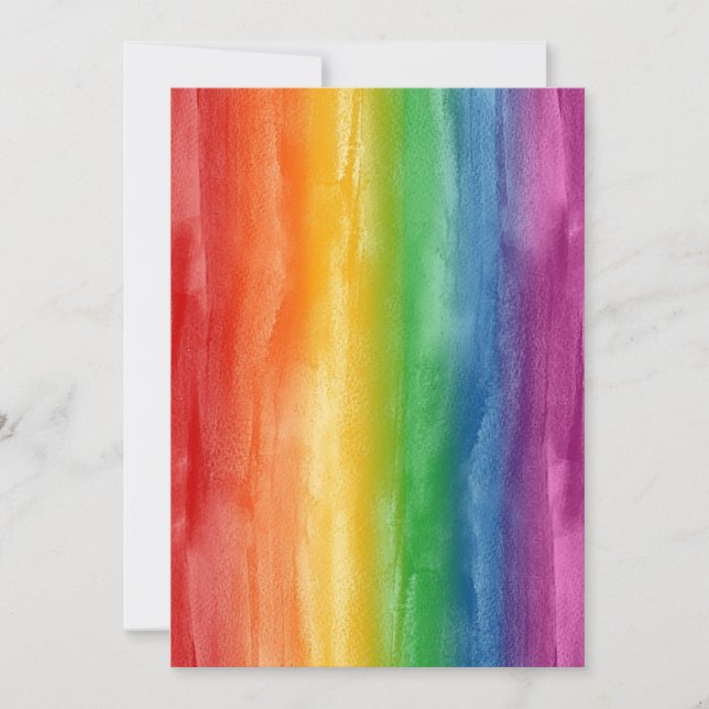 Watercolor Rainbow Stripes (Front)