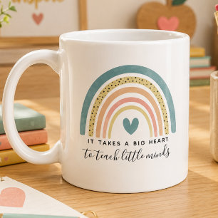 Watercolor Rainbow Teacher Appreciation Coffee Mug