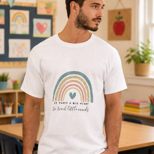 Watercolor Rainbow Teacher Appreciation T-Shirt