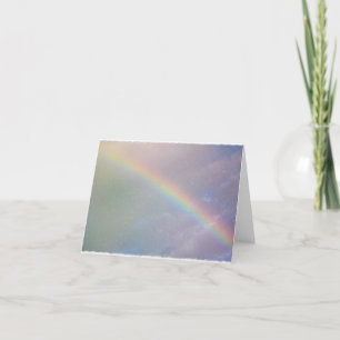 Watercolor Rainbow Thank You Card