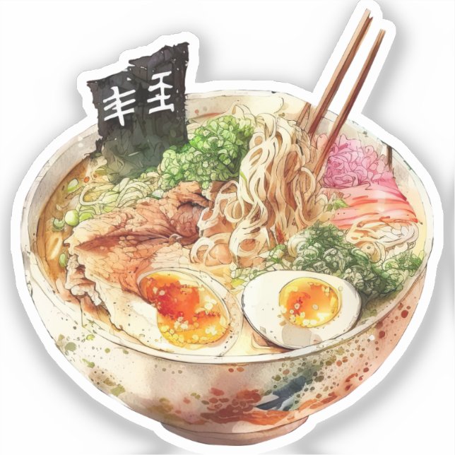 Watercolor Ramen Delights (Front)