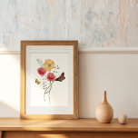 Watercolor Red and Yellow Poppies Flowers Poster<br><div class="desc">Watercolor Red and Yellow Poppies Flowers Poster</div>