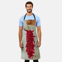 Watercolor Red Chile Ristra New Mexico