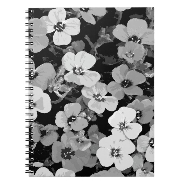 Watercolor Red Flower 2 Notebook (Front)