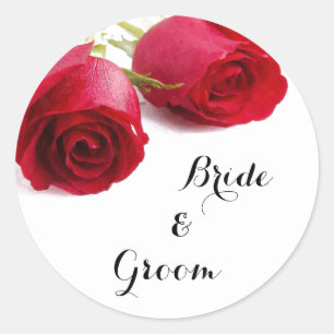 Watercolor Red Rose - Roses Sticker