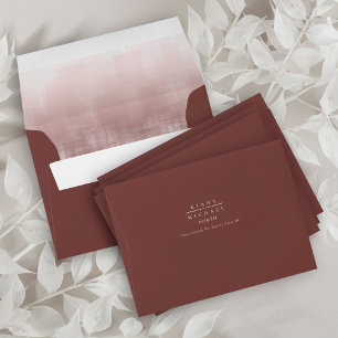 Watercolor Reflections Cinnamon Rose ID774 Envelope