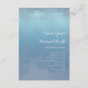 Watercolor Reflections Details Dusty Blue ID774 Enclosure Card