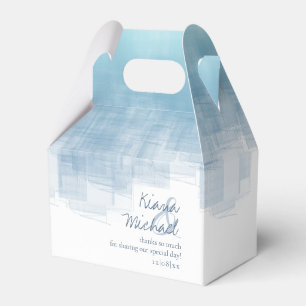 Watercolor Reflections Thank You Dusty Blue2 ID774 Favour Box