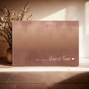 Watercolor Reflections Wedding Clay ID774 Guest Book