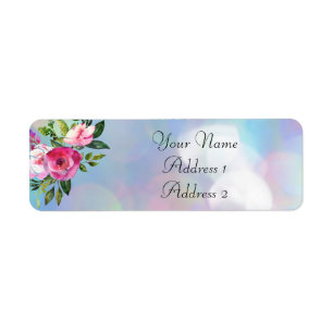 Watercolor Return Address Labels