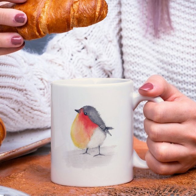 Watercolor Robin  Coffee Mug (Creator Uploaded)