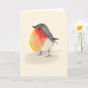 Watercolor Robin Mother's Day Card