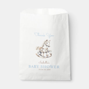 Watercolor Rocking Horse Baby Shower Favour Bags