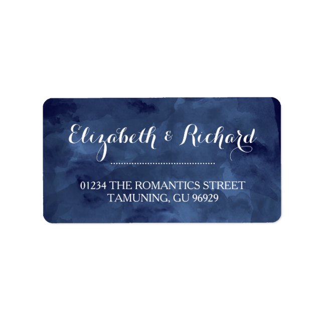 Watercolor Romance Address Labels (Front)