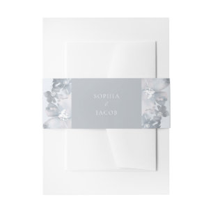 Watercolor Romance Invitation Belly Band