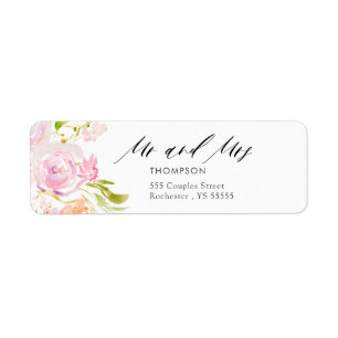 Watercolor rose bouquet 