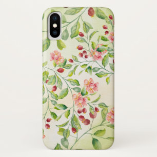 Watercolor Rose Garden Vines iPhone / iPad case