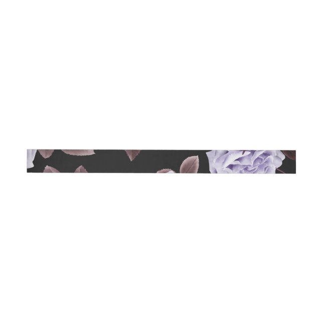 Watercolor Roses 21 Wrap Around Label (Individual)