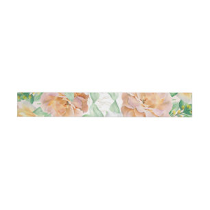 Watercolor Roses 27 Wraparound Address Label