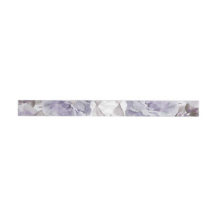 Watercolor Roses 28 Wrap Around Label
