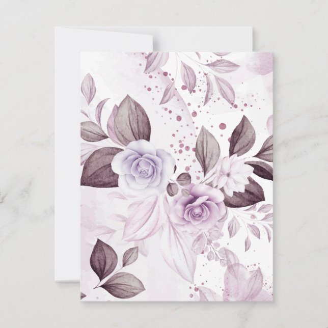 Watercolor Roses 2 Card (Front)