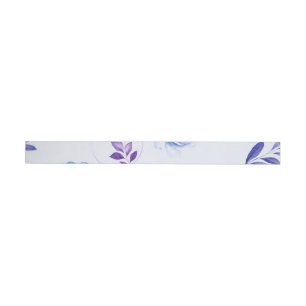 Watercolor Roses 31 Wrap Around Label