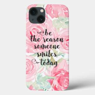 Watercolor roses iPhone 13 case