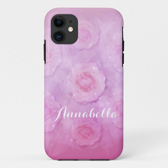 Watercolor roses Case-Mate iPhone case (Back)