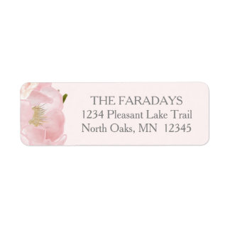 Watercolor Roses Custom Pink Birth Announcement