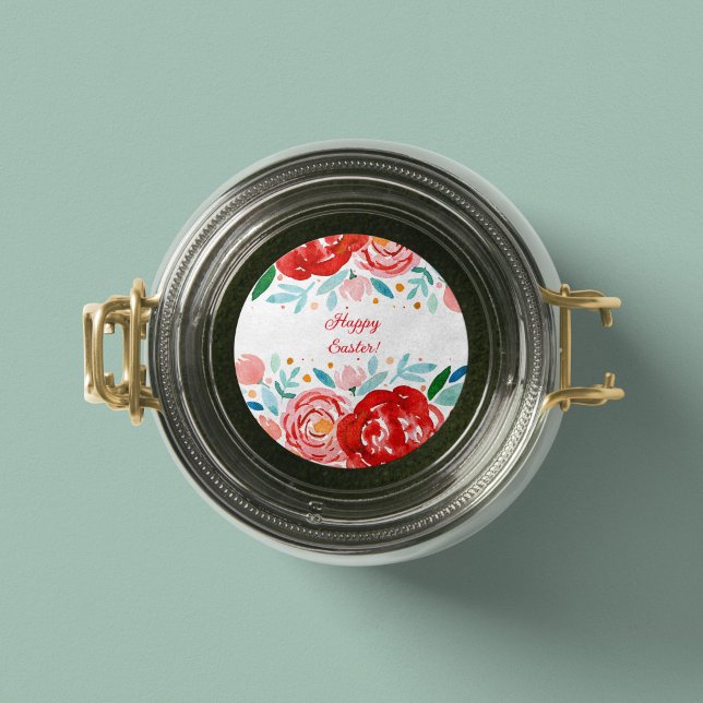 Watercolor roses Easter Sticker (Creator Uploaded)