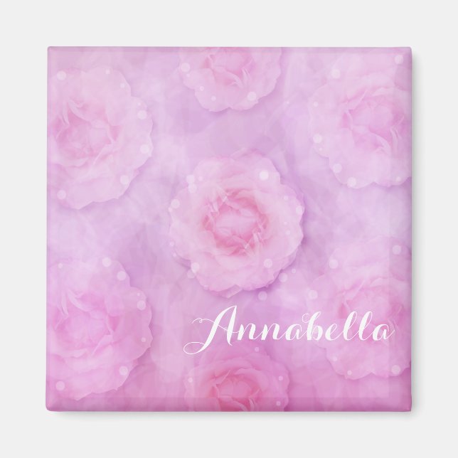 Watercolor roses magnet (Front)