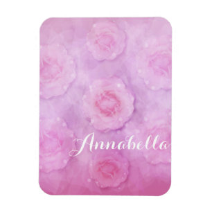 Watercolor roses magnet