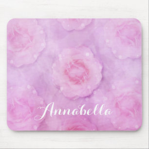 Watercolor roses mouse mat