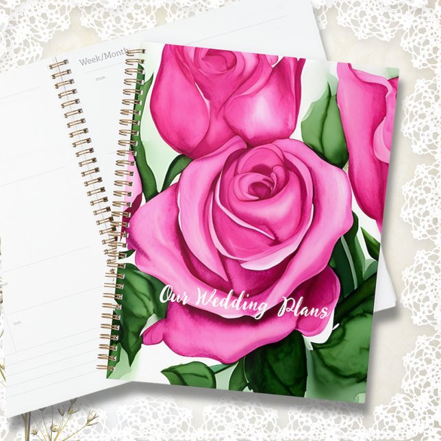 Watercolor Roses Wedding Planner (Creator Uploaded)